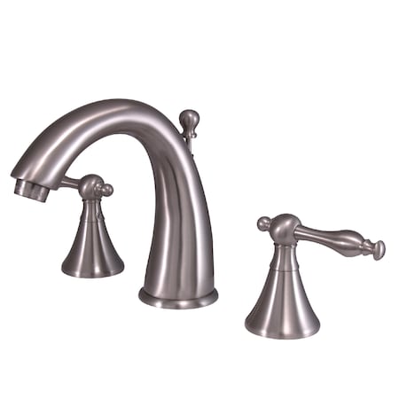 Kingston Brass 8" Widespread Bathroom Faucet, Brushed Nickel KS2978NL